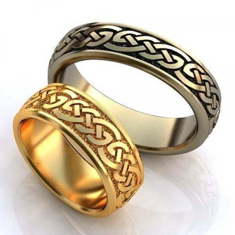 Золотые обручальные кольца AOG-obr-650 из Желтое золото от Ювелирный салон Art of glow 1