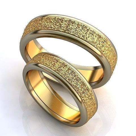 Золотые обручальные кольца AOG-obr-1532 из Комбинированные от Ювелирный салон Art of glow 1