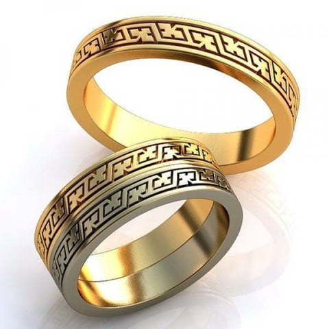Золотые обручальные кольца AOG-obr-289 из Желтое золото от Ювелирный салон Art of glow 1