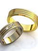 Широкие золотые обручальные кольца AOG-obr-006 из Желтое золото от Ювелирный салон Art of glow 1