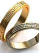 Необычные обручальные кольца AOG-obr-297 из Желтое золото от Ювелирный салон Art of glow 1