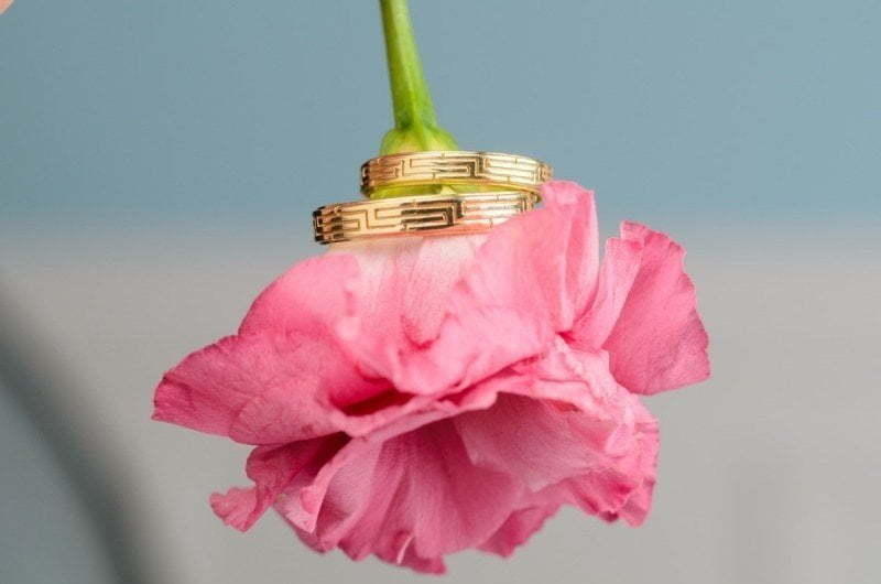 Необычные обручальные кольца AOG-obr-297 из Желтое золото от Ювелирный салон Art of glow 2