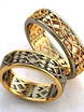 Обручальные кольца из двух видов золота AOG-obr-579 из Комбинированные от Ювелирный салон Art of glow 1