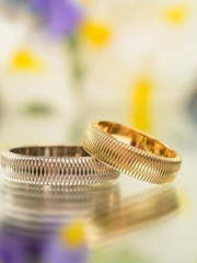 Обручальные кольца из разных видов золота AOG-obr-1393 из Белое золото, Желтое золото от Ювелирный салон Art of glow 1