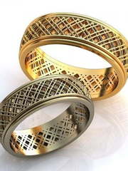 Обручальные кольца AOG-obr-685 из Желтое золото от Ювелирный салон Art of glow 1