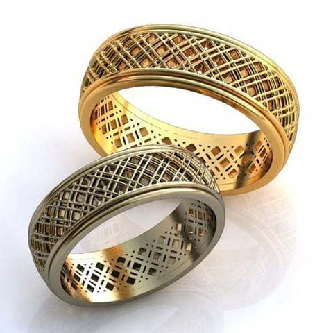 Обручальные кольца AOG-obr-685 из Желтое золото от Ювелирный салон Art of glow 1