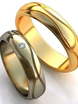 Обручальное кольцо с бриллиантом AOG-obr-196 из Желтое золото от Ювелирный салон Art of glow 1