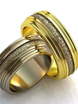 Широкое золотое обручальное кольцо AOG-obr-058 из Желтое золото от Ювелирный салон Art of glow 1