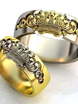 Необычные обручальные кольца AOG-obr-1242 из Комбинированные от Ювелирный салон Art of glow 1