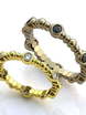 Обручальное кольцо с черными бриллиантами AOG-obr-1545 из Желтое золото от Ювелирный салон Art of glow 1