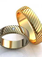 Золотые обручальные кольца AOG-obr-472 из Желтое золото от Ювелирный салон Art of glow 1