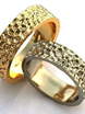 Необычные обручальные кольца AOG-obr-201 из Желтое золото от Ювелирный салон Art of glow 1