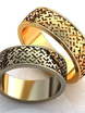 Обручальные кольца эксклюзивного дизайна AOG-obr-173 из Желтое золото от Ювелирный салон Art of glow 1