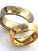 Золотые обручальные кольца с короной AOG-obr-583 из Желтое золото от Ювелирный салон Art of glow 1