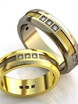 Необычные обручальные кольца с бриллиантами AOG-obr-523 из Комбинированные от Ювелирный салон Art of glow 1