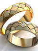 Обручальные кольца из двух видов золота AOG-obr-456 из Комбинированные от Ювелирный салон Art of glow 1
