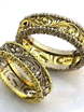 Кружевные золотые обручальные кольца AOG-obr-833 из Комбинированные от Ювелирный салон Art of glow 1