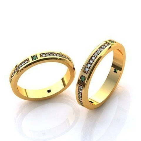Обручальное кольцо R-KO-1054-1 из Желтое золото от Ювелирный салон Art of glow 1