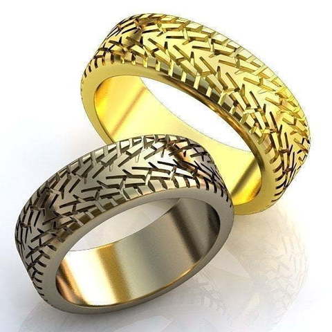 Оригинальные обручальные кольца без камней AOG-obr-164 из Желтое золото от Ювелирный салон Art of glow 1