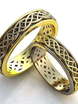 Золотые обручальные кольца с плетением AOG-obr-083 из Желтое золото от Ювелирный салон Art of glow 1