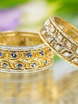 Роскошные обручальные кольца с рубинами R-KO-1101 из Желтое золото от Ювелирный салон Art of glow 2