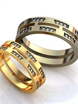 Обручальные кольца с бриллиантами AOG-obr-545 из Желтое золото от Ювелирный салон Art of glow 1