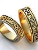 Золотые обручальные кольца без камней AOG-obr-735 из Комбинированные от Ювелирный салон Art of glow 1