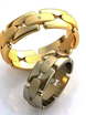 Золотые обручальные кольца оригинального дизайна AOG-obr-666 из Желтое золото от Ювелирный салон Art of glow 1