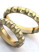 Золотые обручальные кольца AOG-obr-616 из Комбинированные от Ювелирный салон Art of glow 1