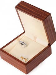 Обручальные кольца с черными и белыми бриллиантами AOG-obr-648 из Белое золото, Желтое золото от Ювелирный салон Art of glow 1