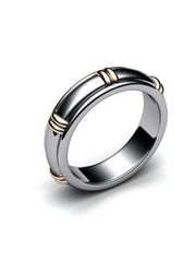 Стильное обручальное кольцо R-KO-2013 из Белое золото от Ювелирный салон Art of glow 1