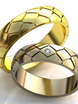 Золотые обручальные кольца AOG-obr-284 из Желтое золото от Ювелирный салон Art of glow 1