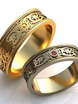 Обручальные кольца эксклюзивного дизайна AOG-obr-795 из Желтое золото от Ювелирный салон Art of glow 1