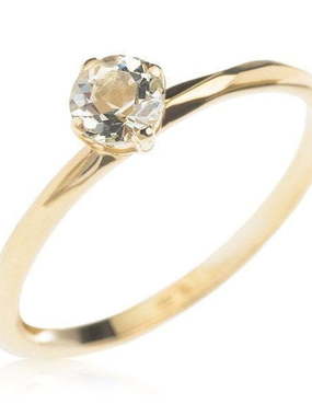 Помолвочное кольцо с бериллом AOG-ER-0121 из Желтое золото от Ювелирный салон Art of glow 1