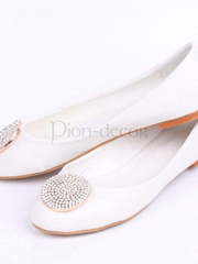 Свадебные балетки со стразами от  1