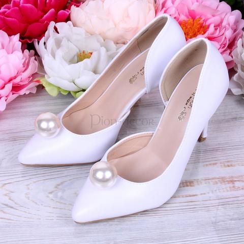 Белые свадебные туфли невесты Pearl от  1
