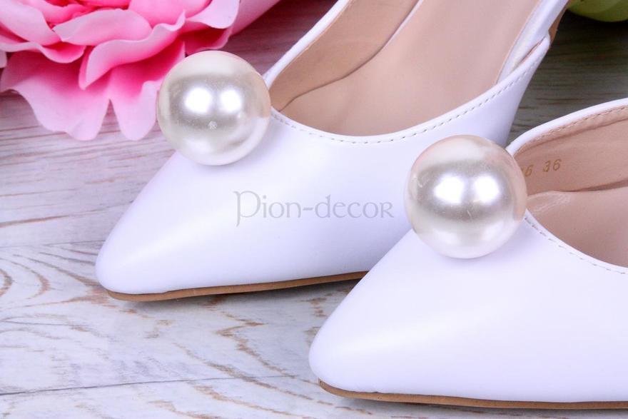 Белые свадебные туфли невесты Pearl от  5