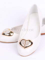 Свадебные туфли без каблука от  1
