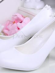 Свадебные туфли на толстом каблуке Isabella белые от  1