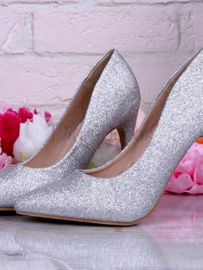 Свадебные туфли Shine silver от  2