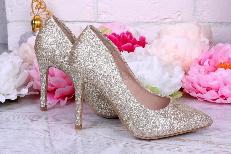Свадебные туфли Shine gold от  3