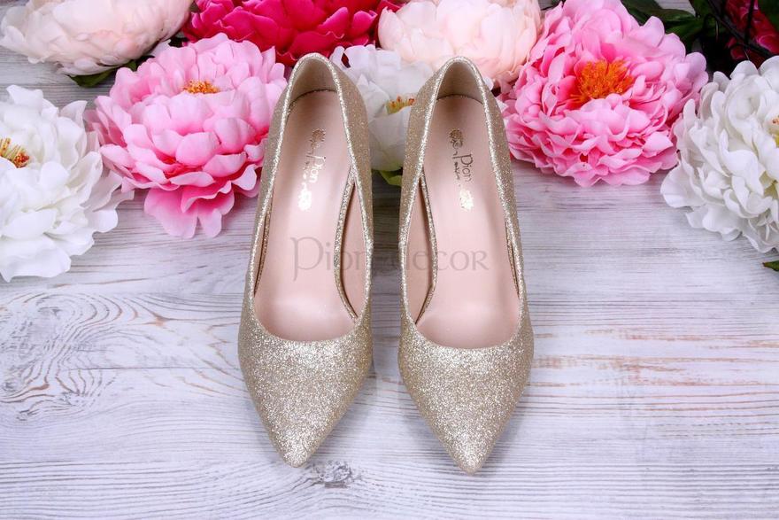 Свадебные туфли Shine gold от  4
