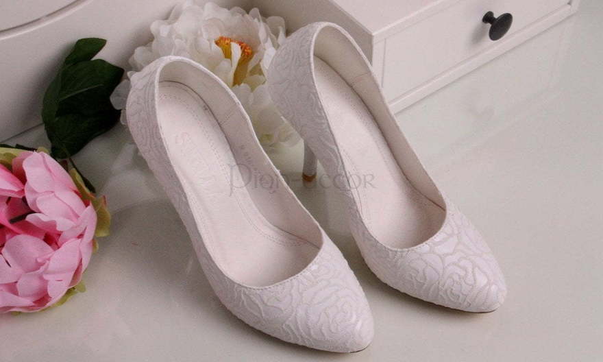 Свадебные туфли с пионовым рисунком от  2