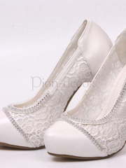 Свадебные кружевные туфельки от  1