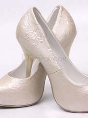 Свадебные туфли Розочки айвори от  1