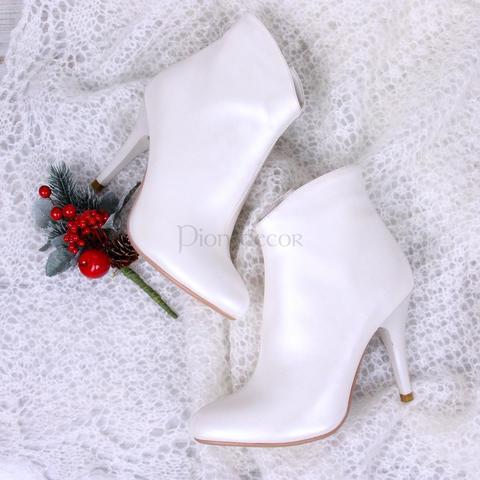 Свадебные ботильоны айвори от  3