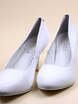 Свадебные белые кожаные туфли от  3