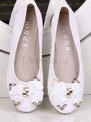 Свадебные балетки Плетение белые от  2