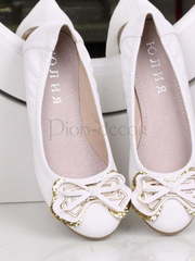 Свадебные балетки Блестящие бантики от  2