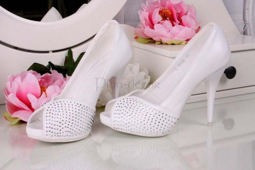 Свадебные туфельки Амелия белые от  1